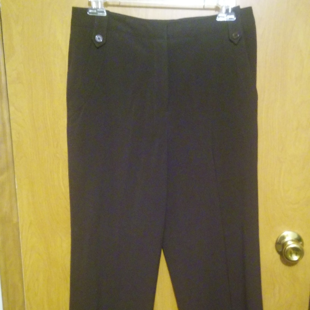 Larry Levine Black Dress Pants sz 6 Like New